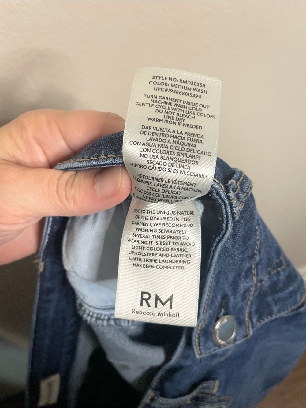 RM Rebecca Minkoff High Rise A-Line Denim Shorts 10P - Picture 8 of 8